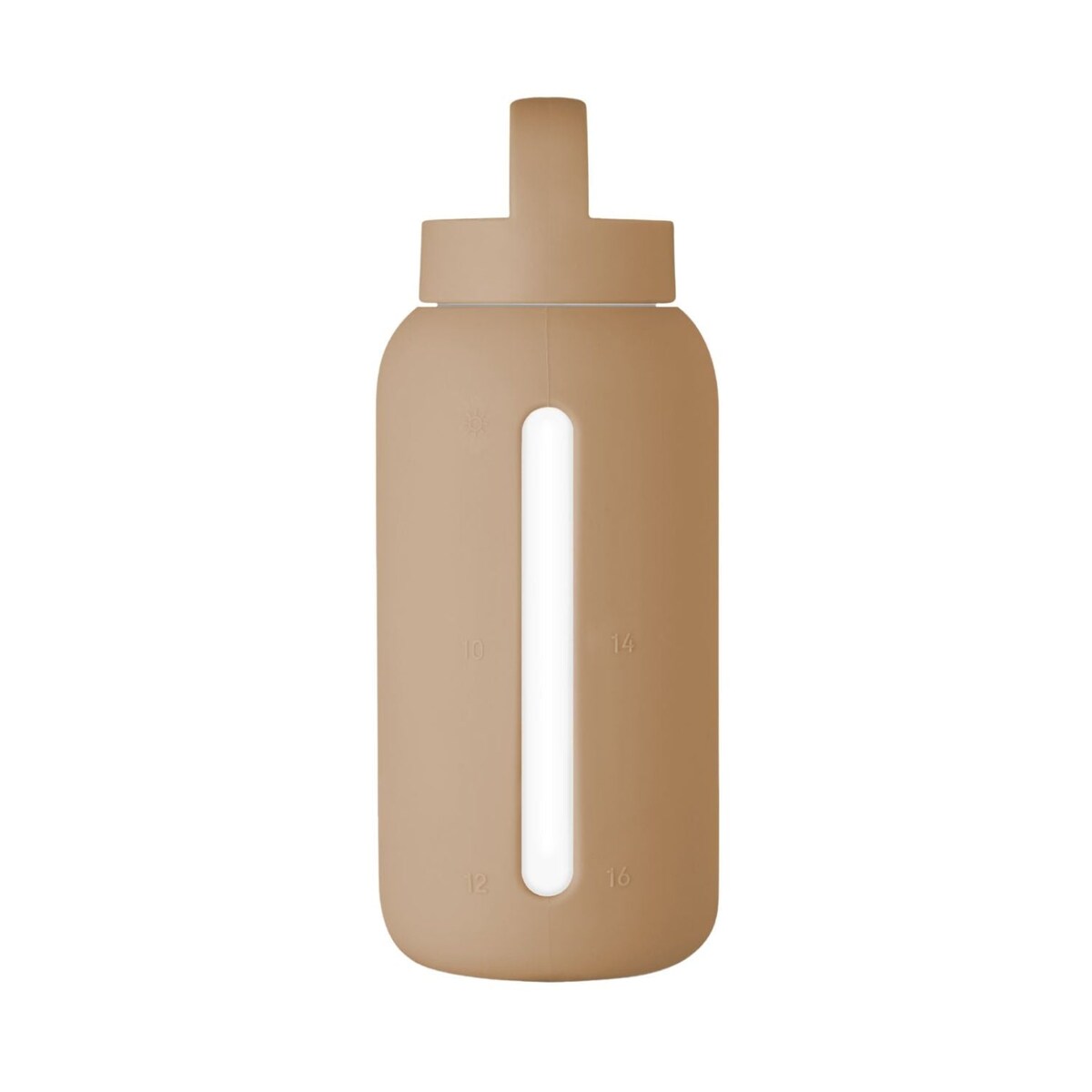 MUUKI DAILY BOTTLE szklana butelka na wodę 720 ml, Milk Coffee