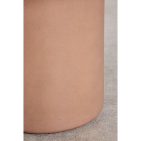 Okrągły stół do jadalni z cementu Namara terakota Ø120 cm