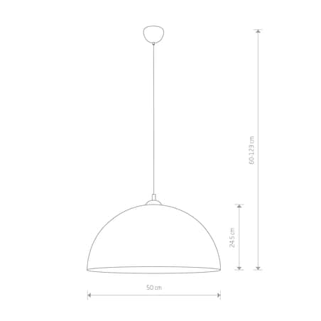 Lampa Sufitowe 10296 HEMISPHERE SUPER L Satynowy czekoladowy Nowodvorski