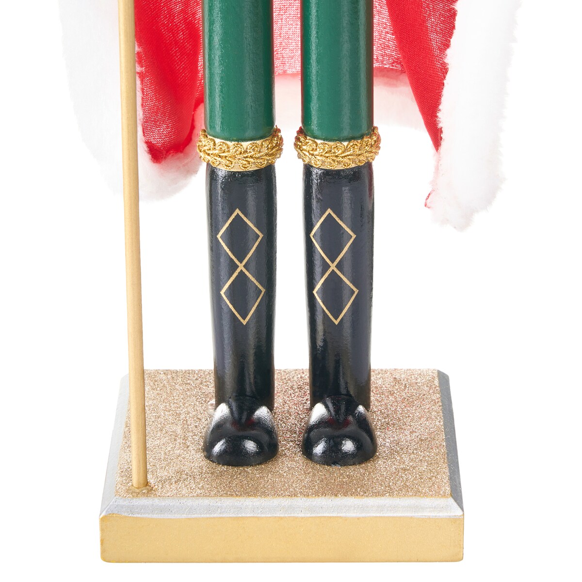 Figurka dekoracyjna HALLSJON Dziadek do orzechów 50 cm Czerwony/ zielony