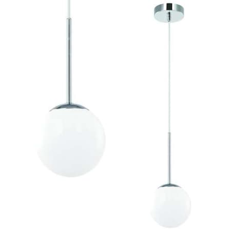 Lampa wisząca Bao I Cromo IP44 Orlicki Design łazienkowa OPRAWA szklana kula ZWIS ball IP44 chrom biały
