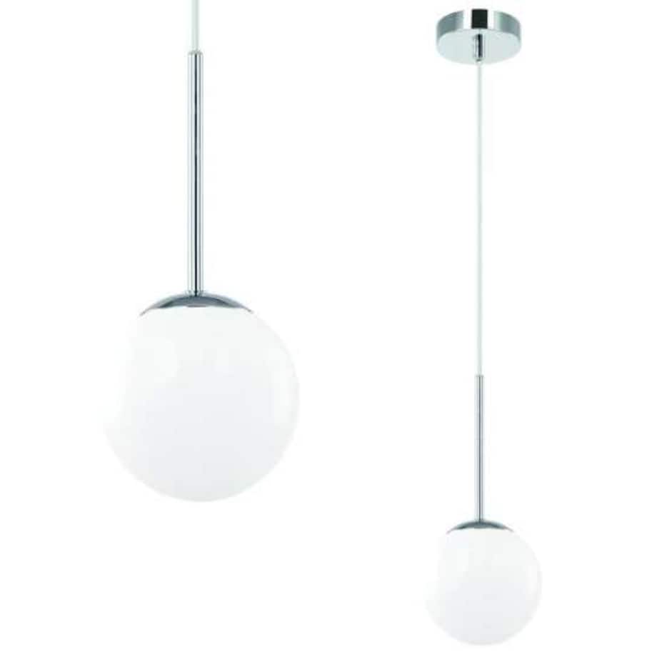 Lampa wisząca Bao I Cromo IP44 Orlicki Design łazienkowa OPRAWA szklana kula ZWIS ball IP44 chrom biały
