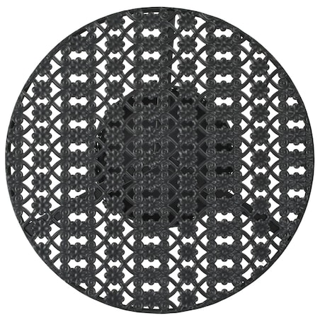 vidaXL Stolik barowy, czarny, 40 x 70 cm, metalowy