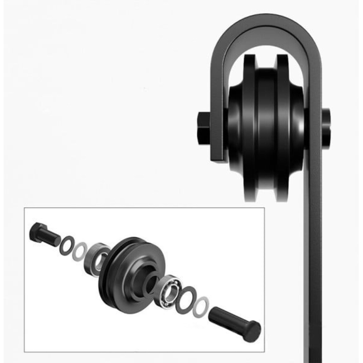 System drzwi przesuwnych barn door zestaw okuć 2m loft retro barndoor