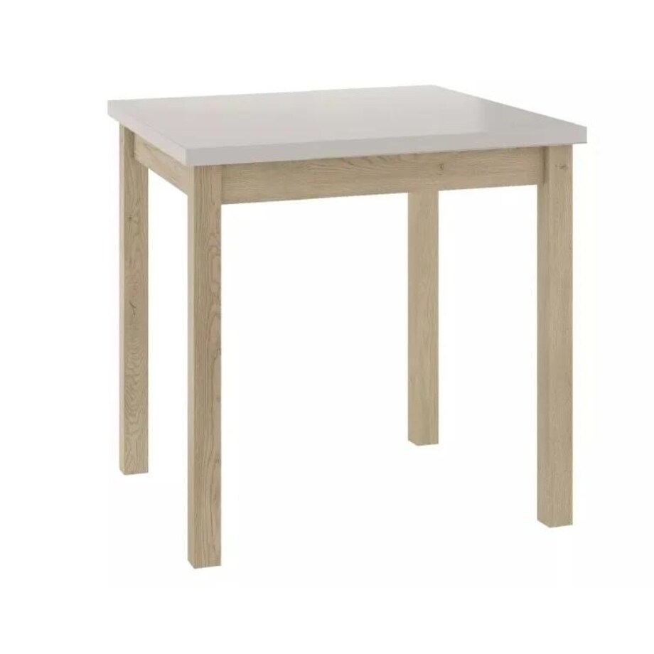 Stół ADAM 80x80 kaszmirowy/dąb cremona