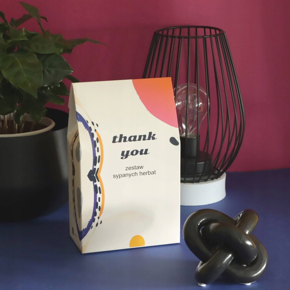 ZESTAW 10 RÓŻNYCH HERBAT SYPANYCH "THANK YOU" - PREZENT UPOMINEK ZESTAW PREZENTOWY BOX NA PODZIĘKOWANIE DLA KOBIETY FACETA NAUCZYCIELA NIEJ NIEGO