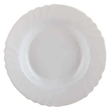 6x TALERZ OBIADOWY GŁĘBOKI BIAŁY EBRO bormioli 23 cm NA ZUPĘ ROSÓŁ komunie