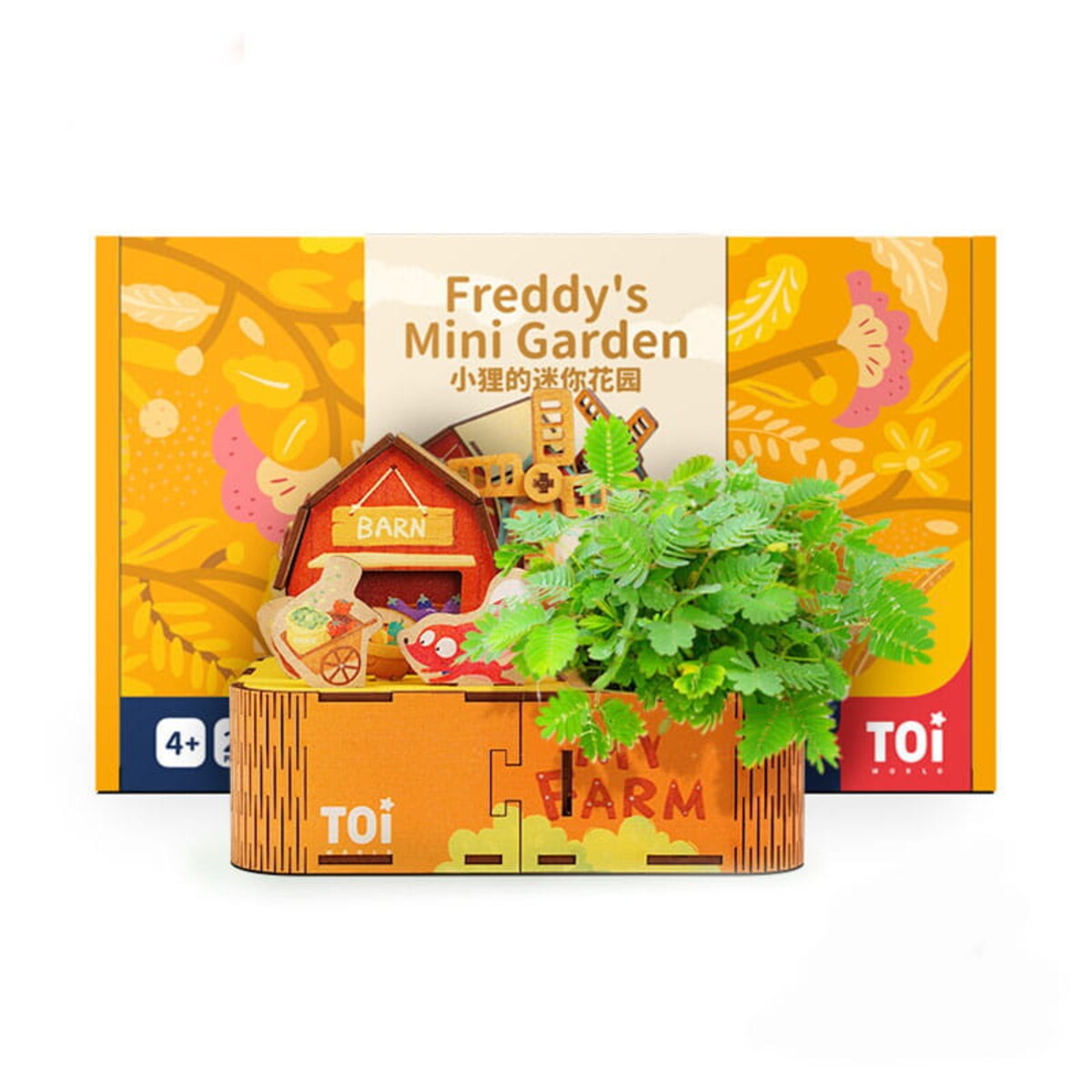 Domek DIY z ogródkiem Puzzle 3D - Ogródek Freddy