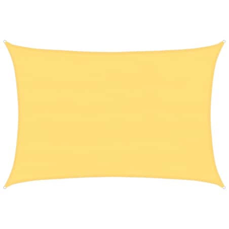 vidaXL Żagiel przeciwsłoneczny, 160 g/m², beżowy, 5x6 m, HDPE