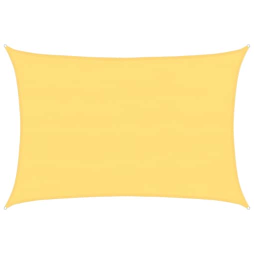 vidaXL Żagiel przeciwsłoneczny, 160 g/m², beżowy, 5x6 m, HDPE