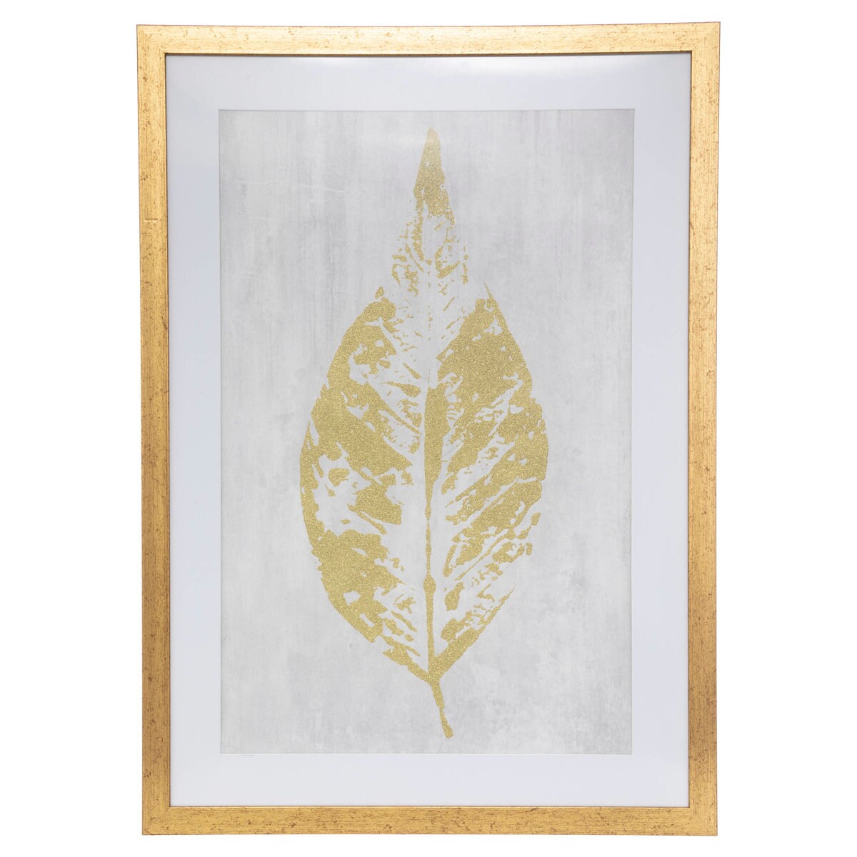 Plakat w drewnianej ramie LEAF, 50 x 70 cm