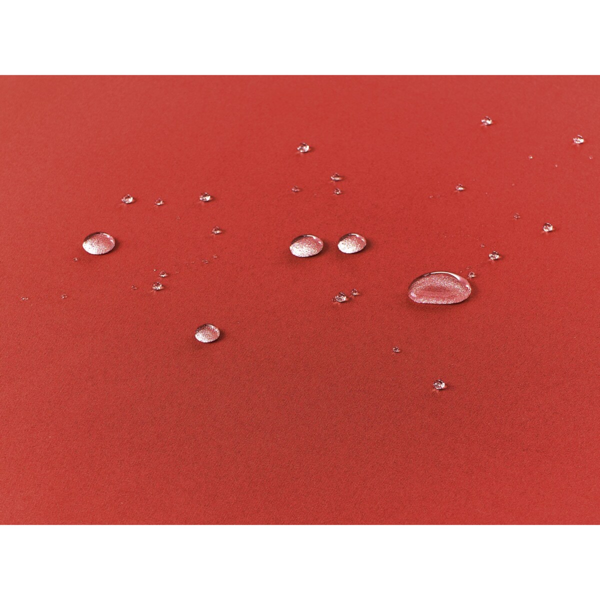 Zestaw 8 poduszek na krzesło ogrodowe SASSARI PREMIUM 46 x 46 cm Czerwony