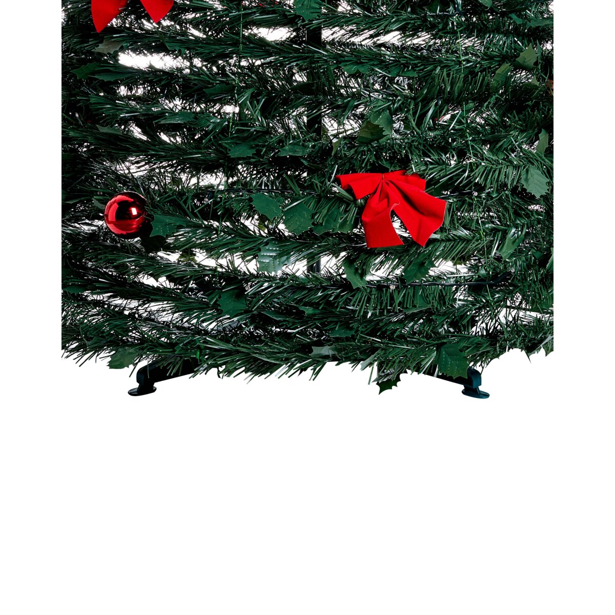 Sztuczna choinka świąteczna Składane LED PINEORA 185 cm Zielony