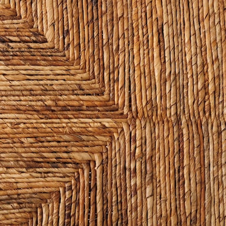 Ławka drewniana z plecionką Sidoan 102x38cm