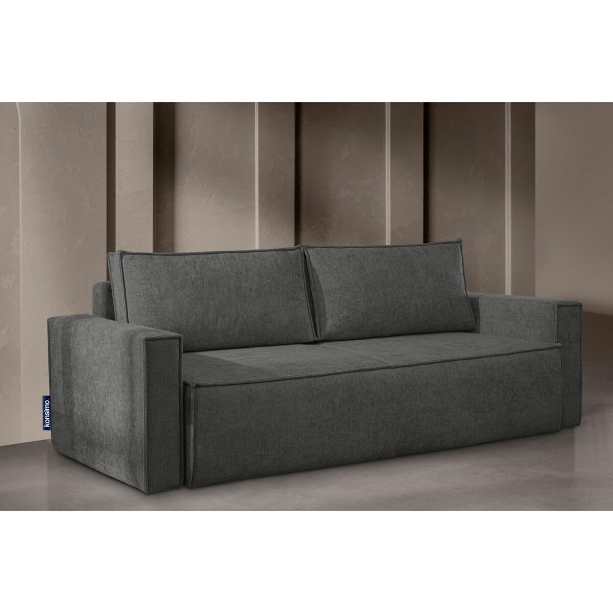KONSIMO NAPI II Sofa 3-osobowa, kolor jasnoszary