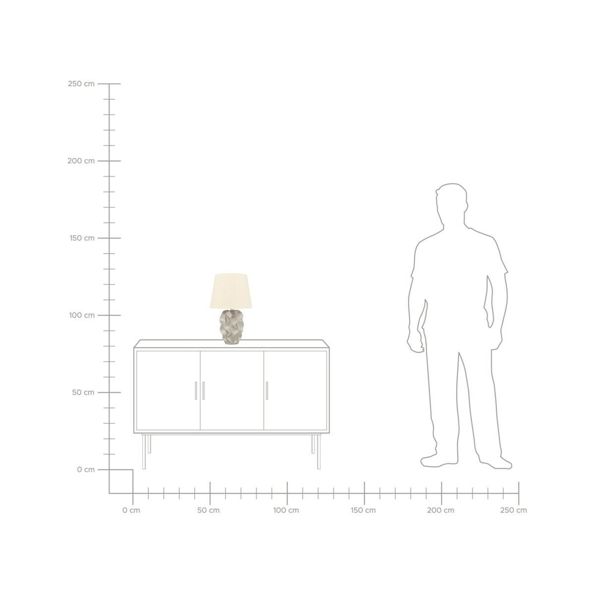 Lampa stołowa ceramiczna złota ALLIKA