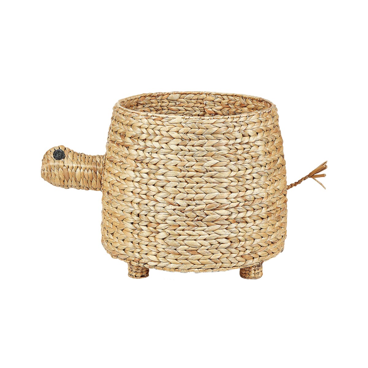 Kosz pleciony żółw z hiacyntu wodnego naturalny MONTAGU
