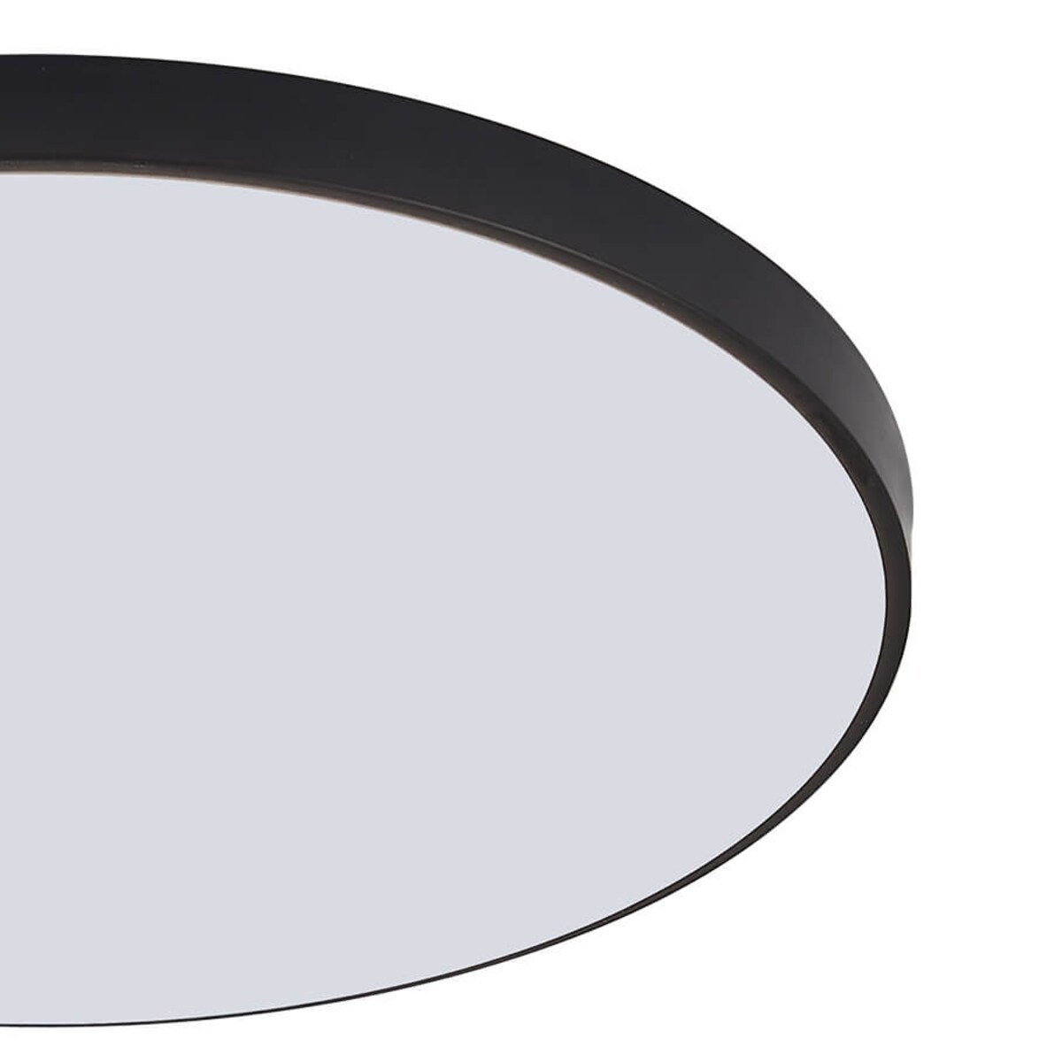 Minimalistyczny plafon na przedpokój Veri WM-C7300-S-BL Zumaline 4000K 32W biały czarny