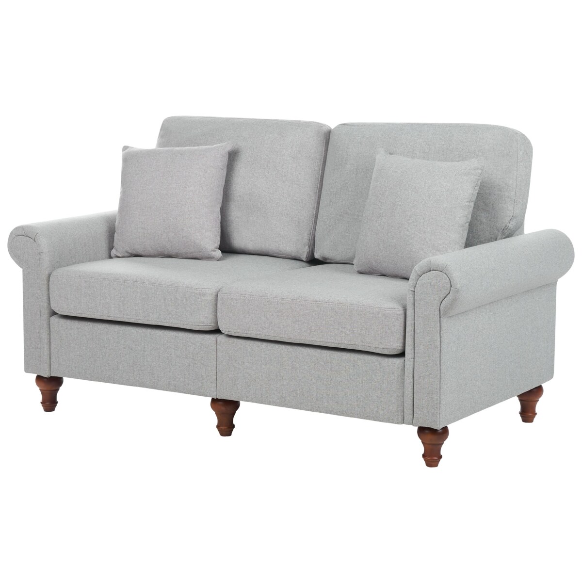 Sofa 2-osobowa jasnoszara GINNERUP