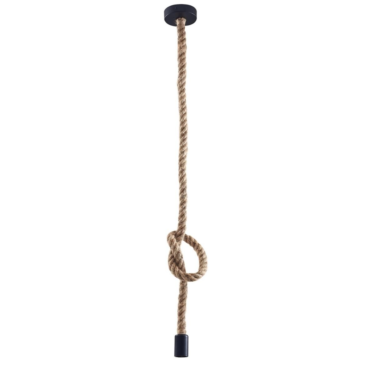 Lampa wisząca na sznurze Rope 321909 Polux LED 12W pojedyncza beżowa
