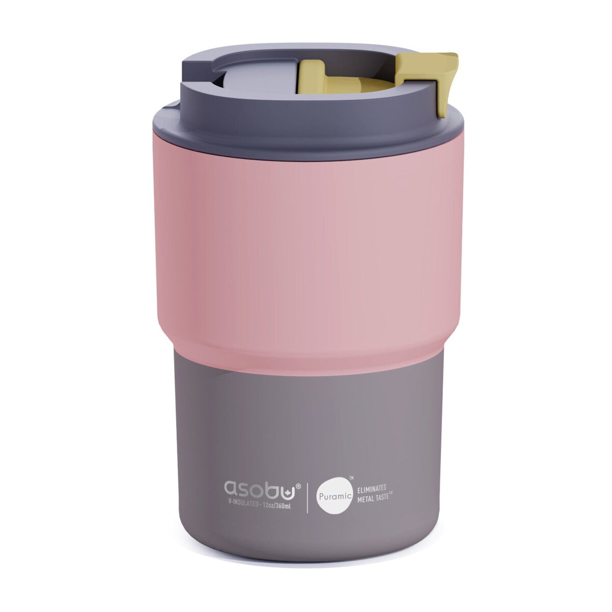 ASOBU COFFEE EXPRESS kubek termiczny z powłoką ceramiczną 360 ml, Pastel Peach