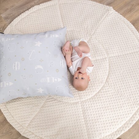 Mata okrągła, bordowy, 130cm, Posh Velvet