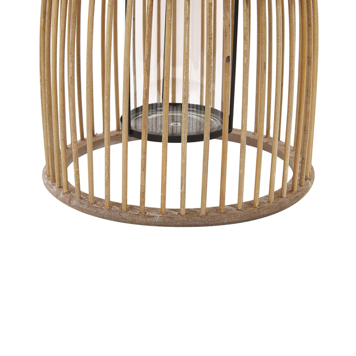 Lampion bambusowy 32 cm beżowy HOSTE