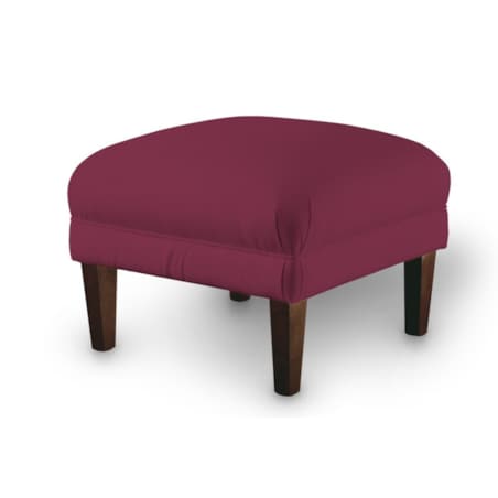 Podnóżek do fotela, Plum (śliwkowy), 56 x 56 x 40 cm, Cotton Panama