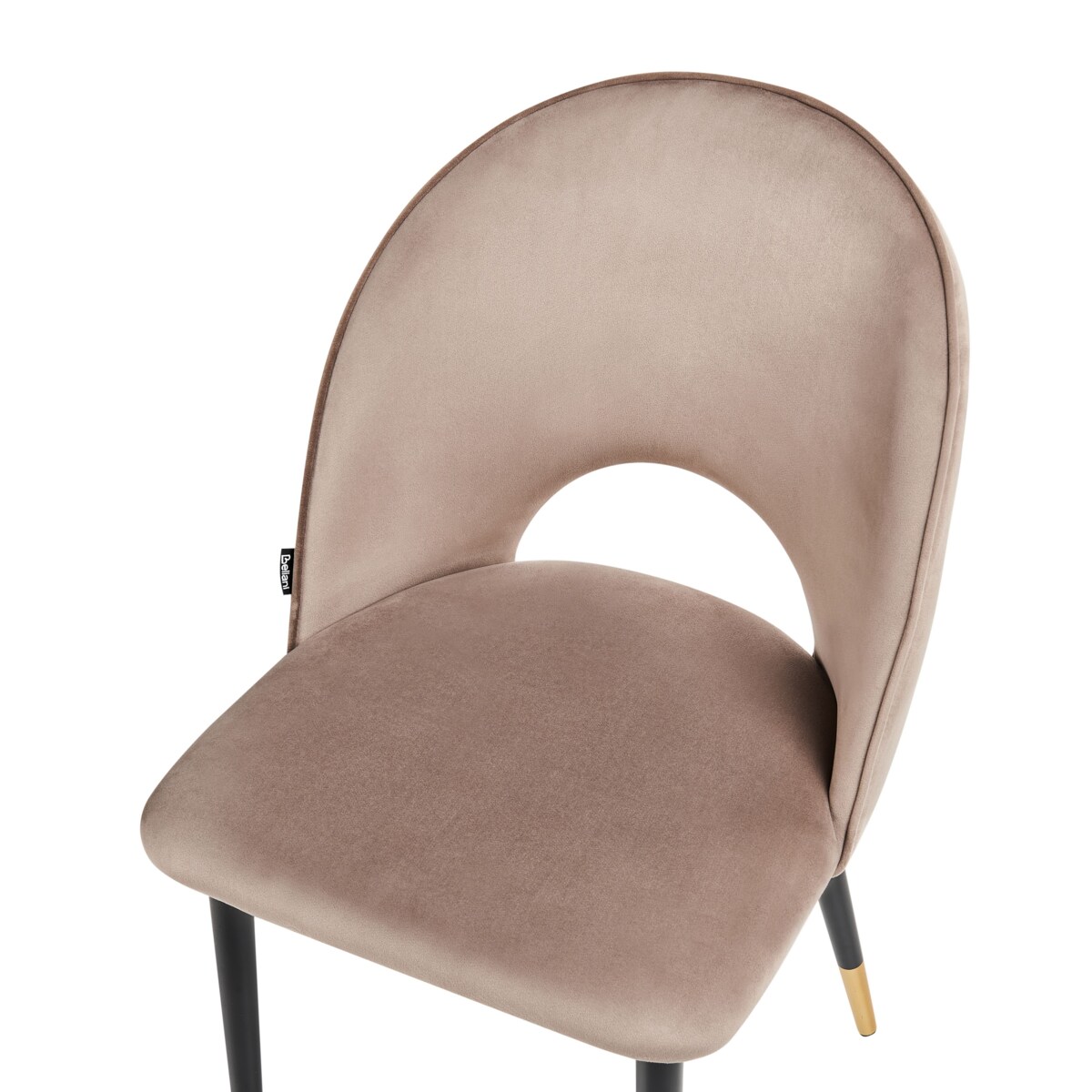 Zestaw 2 krzeseł do jadalni MAGALIA Beżowoszary