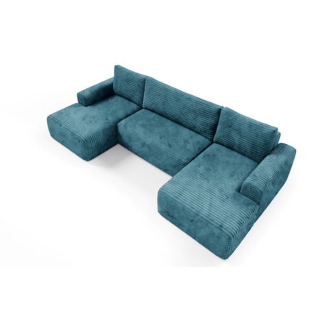 Narożnik SONTII U gruby sztruks Kolor: TILIA 75