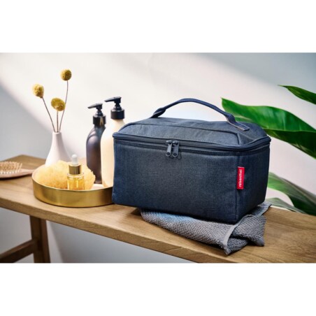 Kosmetyczka BEAUTYCASE, herringbone dark blue