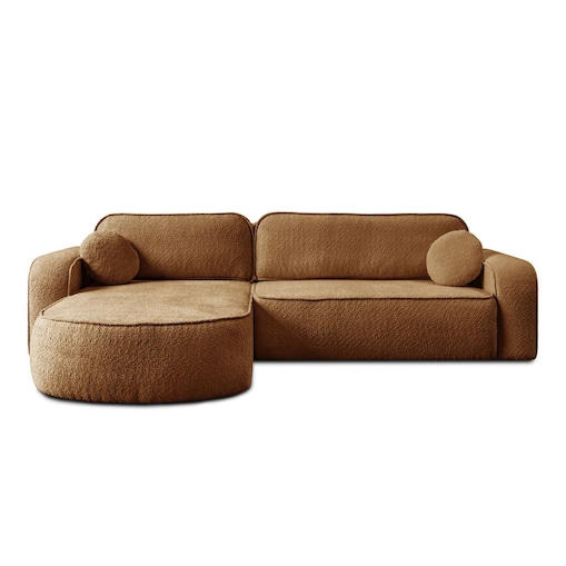 Rozkładany narożnik VENUS II z pojemnikiem na pościel, Coral 35