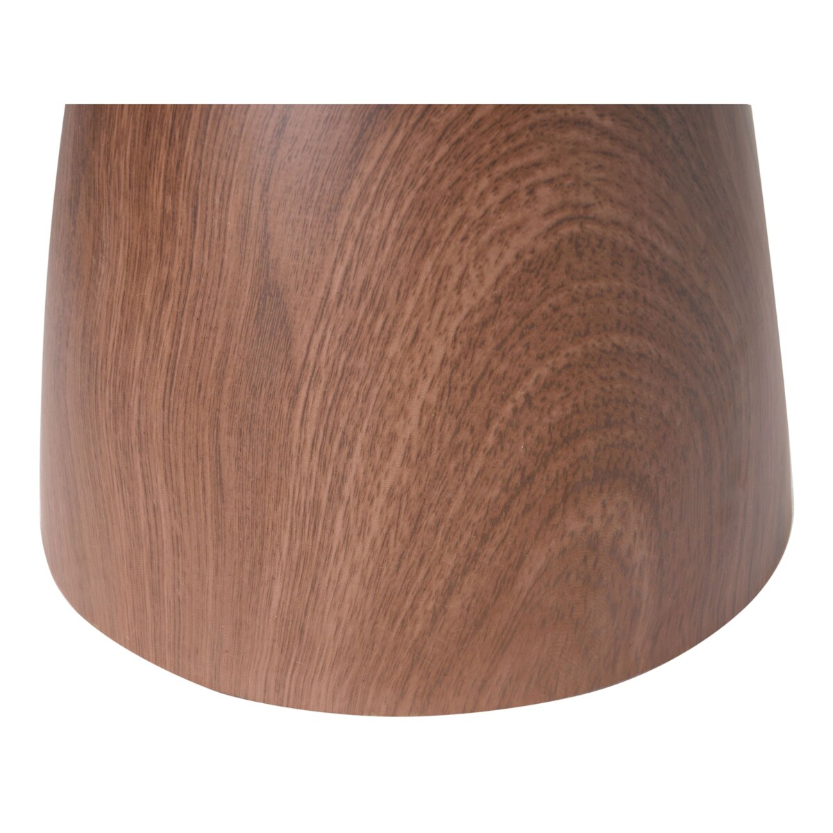 Stolik pomocniczy WALLIS Szkło hartowane Brązowy/ czarny