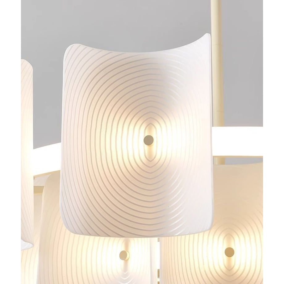 Lampa sufitowa wisząca LED Biała APP1671-1CP