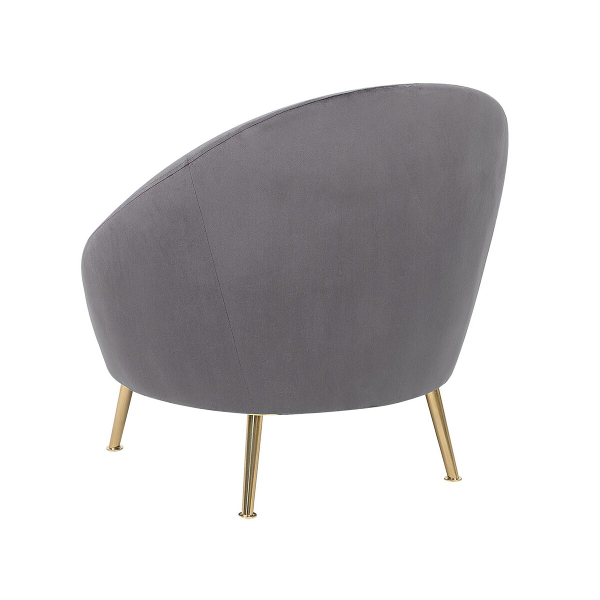 Krzesło welurowe szare LANGA