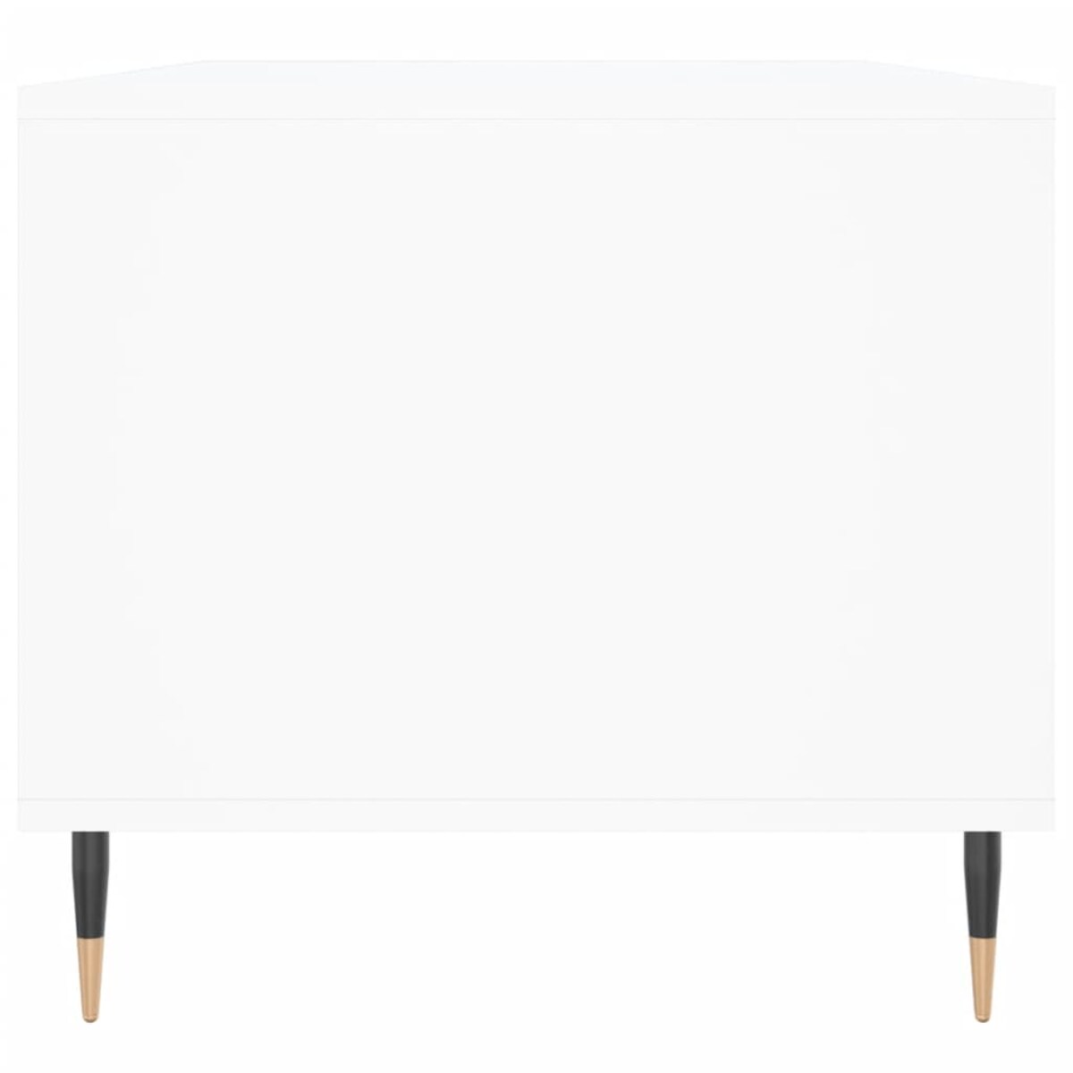 vidaXL Stolik kawowy, biały 90x49x45 cm, materiał drewnopochodny