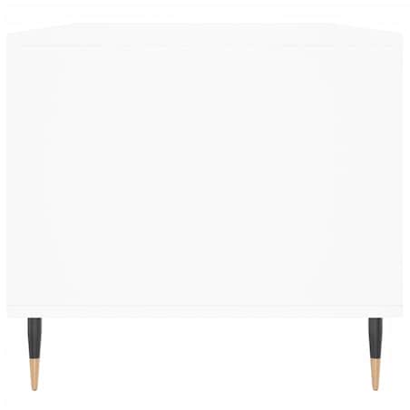 vidaXL Stolik kawowy, biały 90x49x45 cm, materiał drewnopochodny