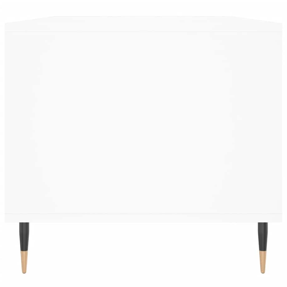 vidaXL Stolik kawowy, biały 90x49x45 cm, materiał drewnopochodny