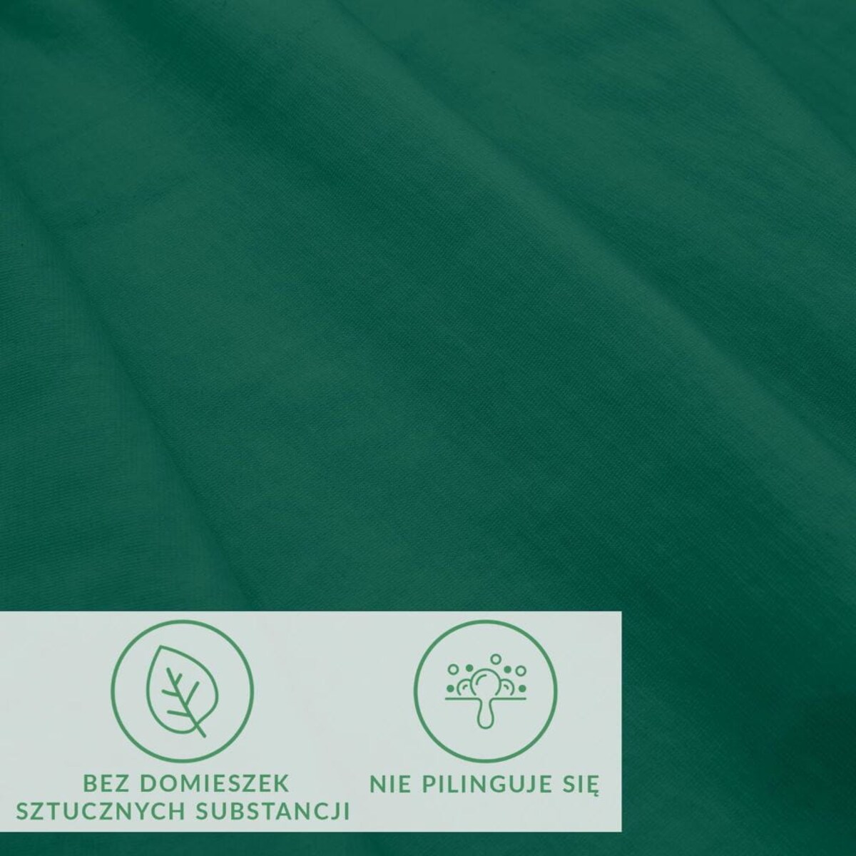 Prześcieradło jersey z elastanem z gumką 200x220 kolor zielony