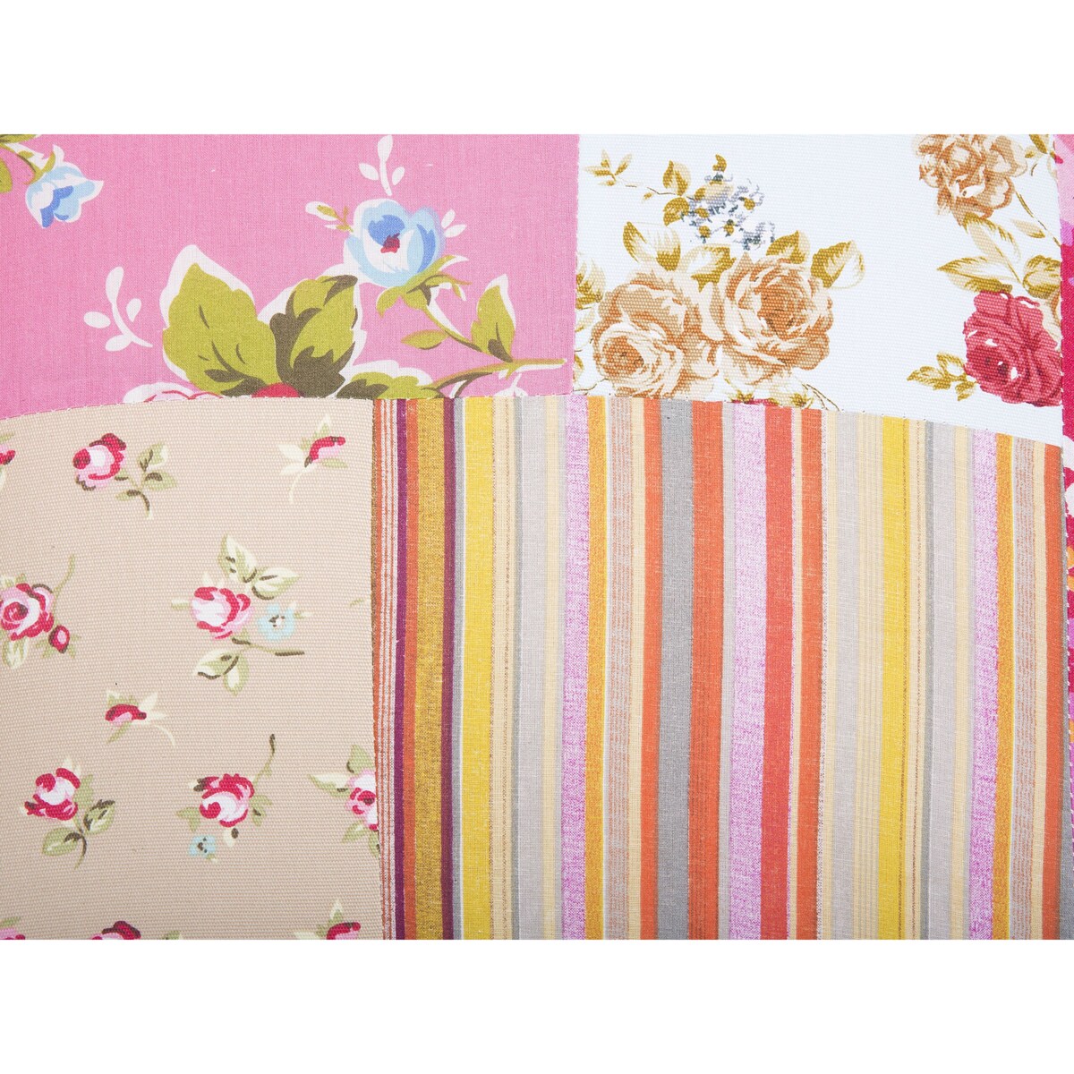 Fotel patchwork wielokolorowy MANDAL