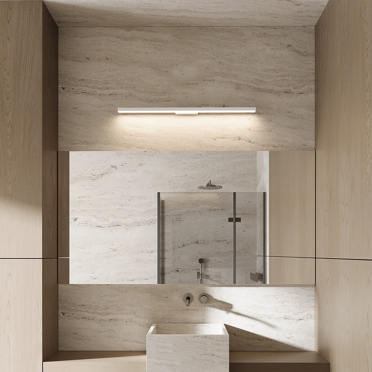 Kinkiet Light Prestige Aqua biały LED CCT 3000K/4000K/6000K (regulowana) 1 szt.