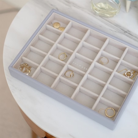 Szkatułka na biżuterię Stackers 25 komorowa classic lawendowa