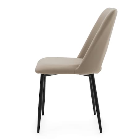 KRZESŁO TAPICEROWANE WELUROWE DO SALONU JADALNI GLAMOUR CIEMNOBEŻOWE ORO