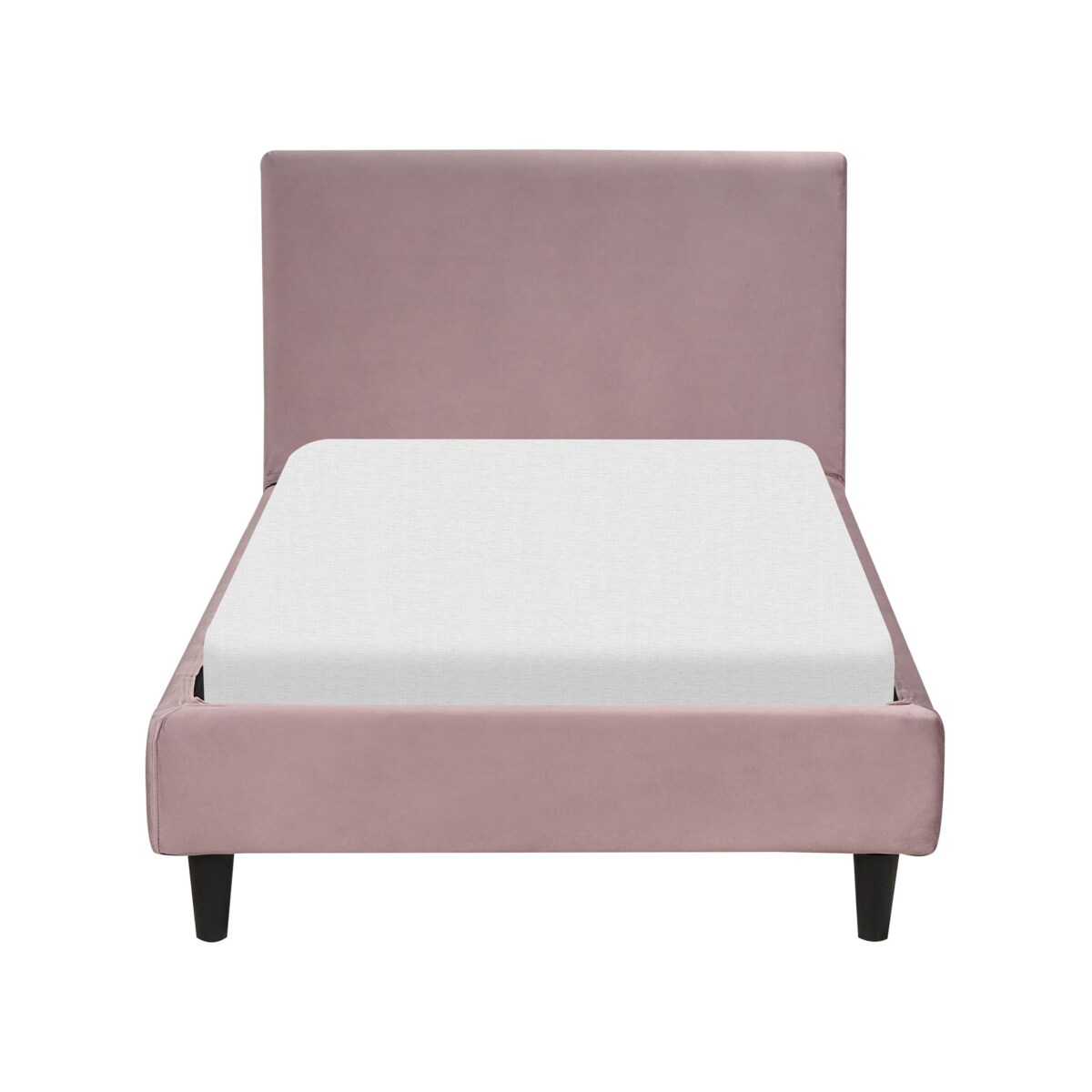 Wymienne obicie do łóżka 90 x 200 cm różowe FITOU