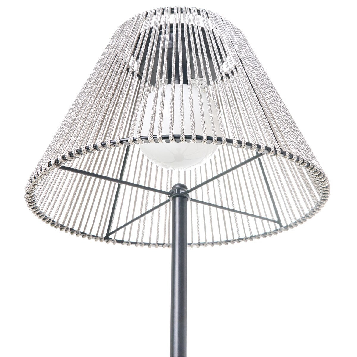 Lampa ogrodowa stojąca solarna LED LUETE Szary