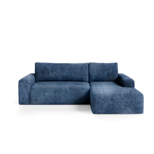 Narożnik SONTII z funkcją spania gruby sztruks Kolor: TILIA 77