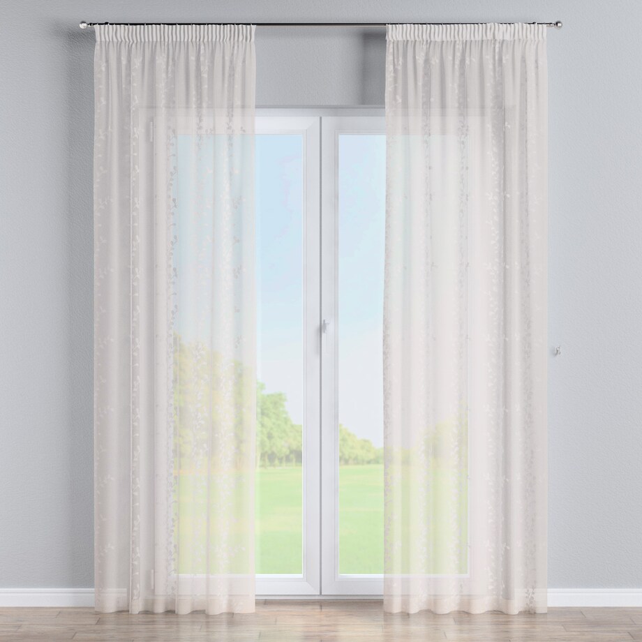 Zasłona na taśmie marszczącej 1 szt. 130x245 beżowy