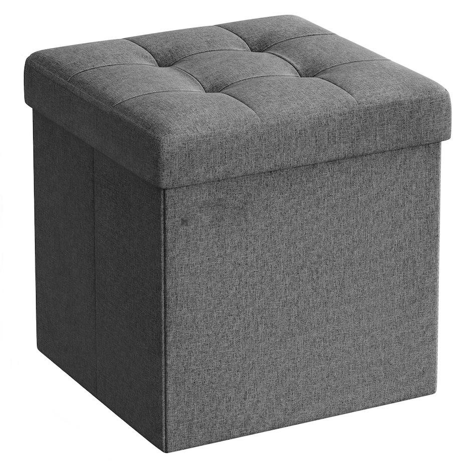 Pufa 30X30X30 Cm Ciemnoszary