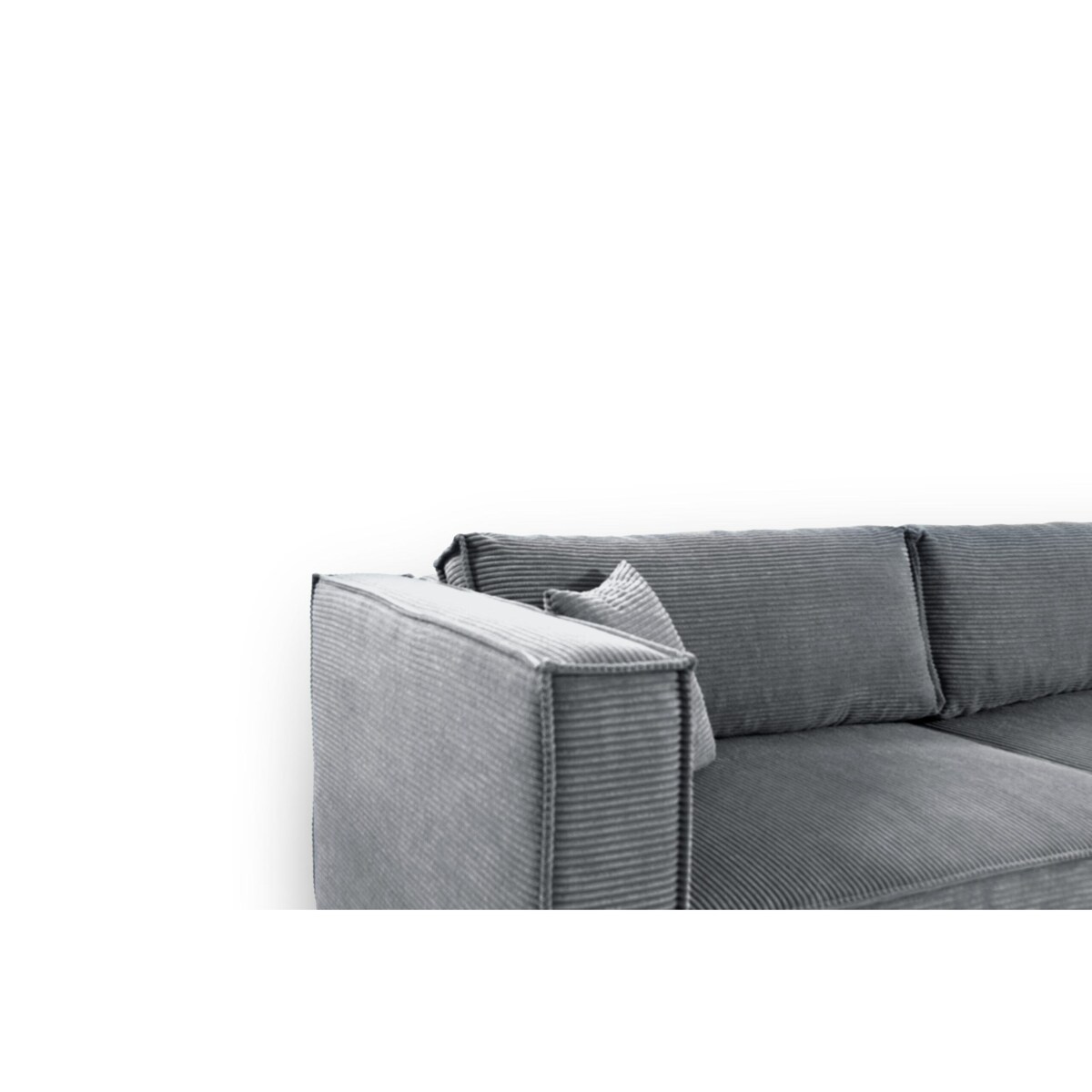 Narożnik KEYMON z funkcją spania sztruks Kolor: POSO 55