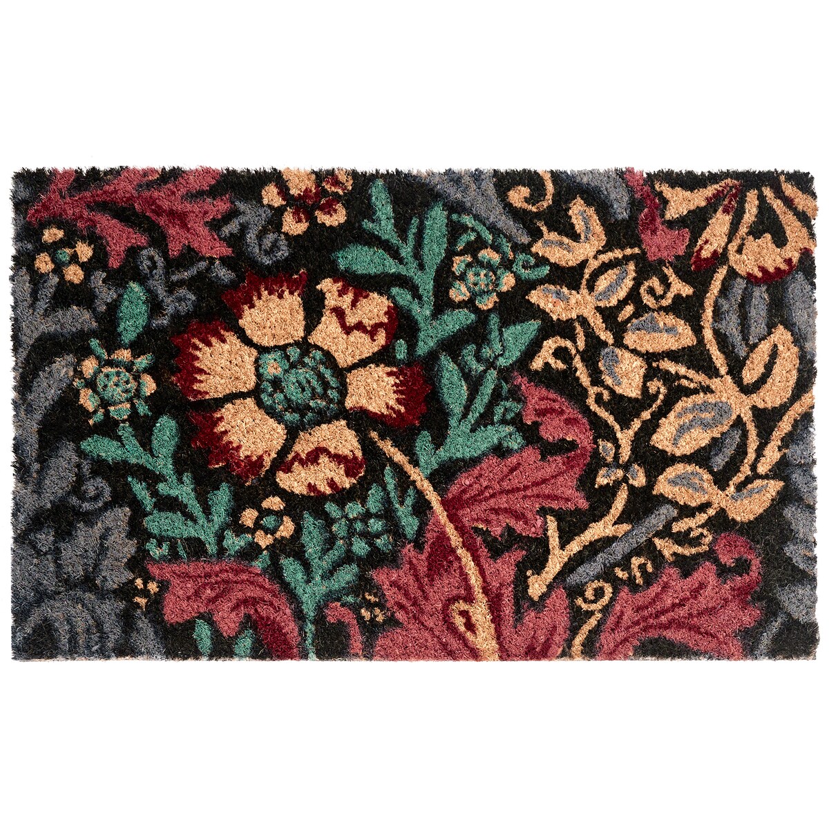 Wycieraczka ILLIAMNA Kolorowy 45 x 75 cm Kwiat Włókno kokosowe